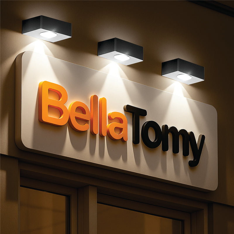 Kit 06 Luz Solar de Jardim Branco Céu - Multiuso (Carrega com a Luz Solar)