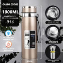 Garrafa Inox 1 Litro Premium VACUUM - Compre 1 LEVE +2 / Edição Verão 2025 ☀️