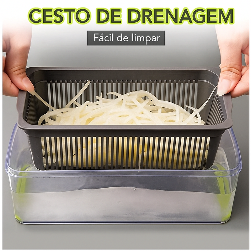 Fatiador Multifuncional 16 Em 1 Para Vegetais/Frutas/Legumes