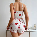 Conjunto Pijama Love – Regata Leve e Shorts Confortável