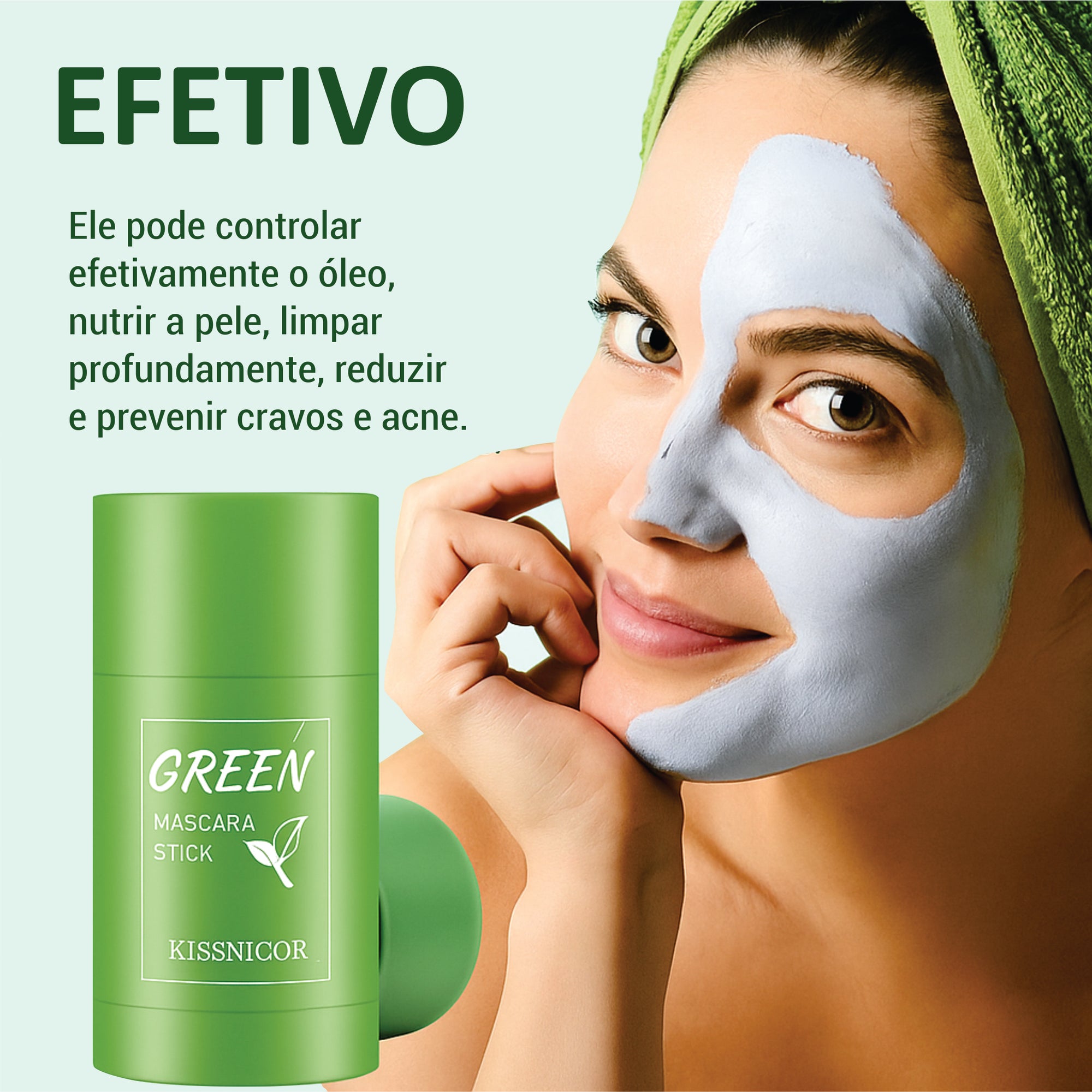 Green Mask™ Original - Rosto Perfeito, Limpeza Profunda e definitiva